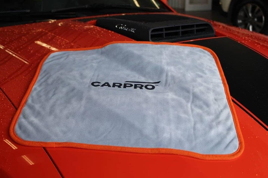 CARPRO DHydrate Drying Towel: Car Wash Towel for Spotless Shine, Microfiber Edge, Lint & Tag Free, Cleaning Cloth - 20" x 20" (Pack of 1)