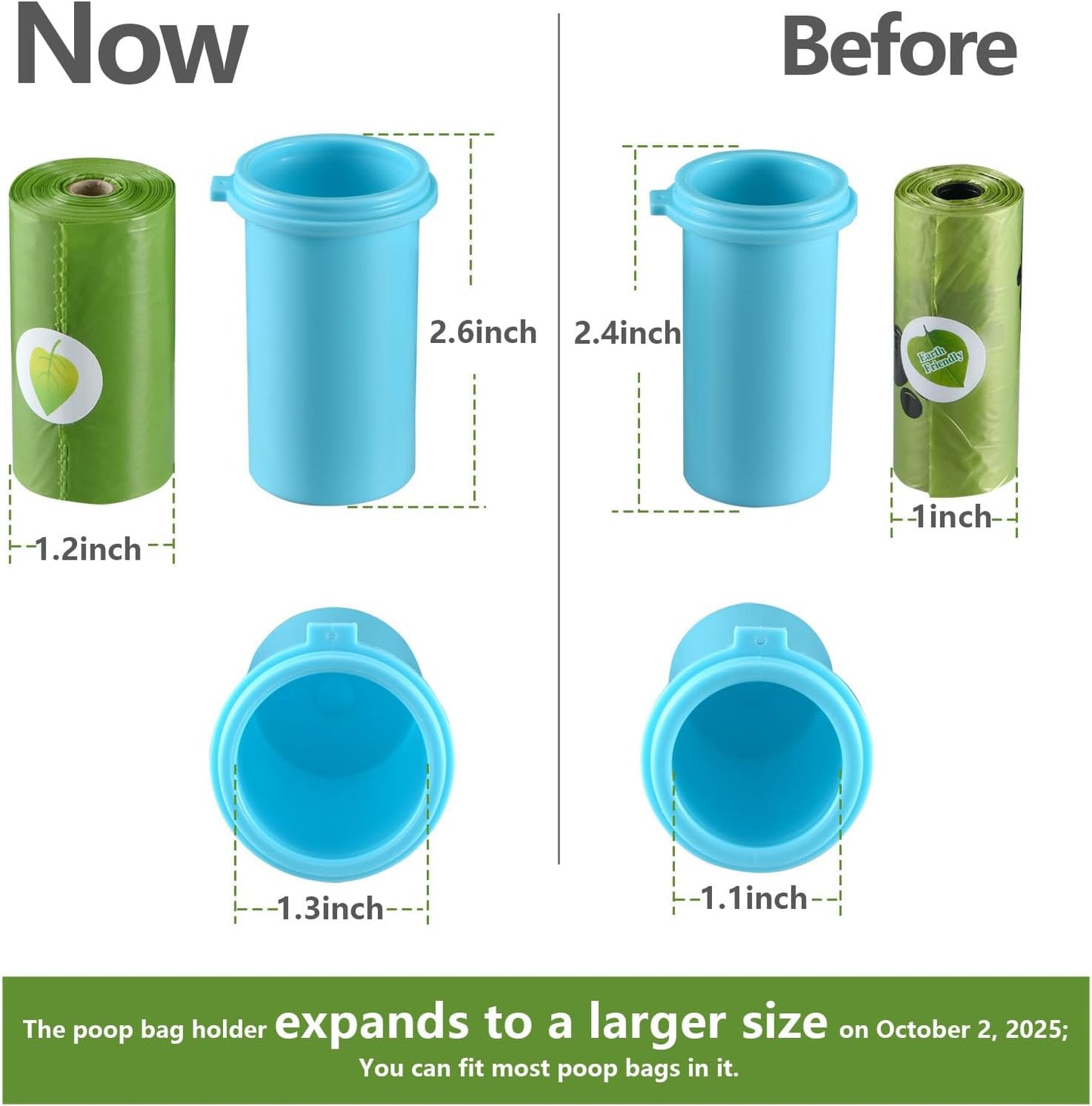 Cibaabo Dog Water Bottle with Food Container &amp; Poop Bag Holder &amp; Filter | Travel Water Bowl, Portable Pet Dispenser, Dog Gifts, Puppy Essentials for Walking Hiking