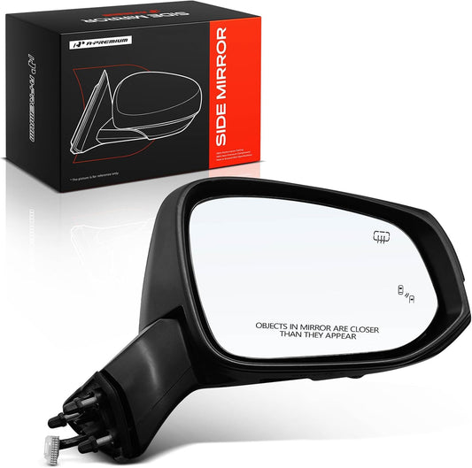 A-Premium Passenger Side Power Door Mirror Compatible with Toyota