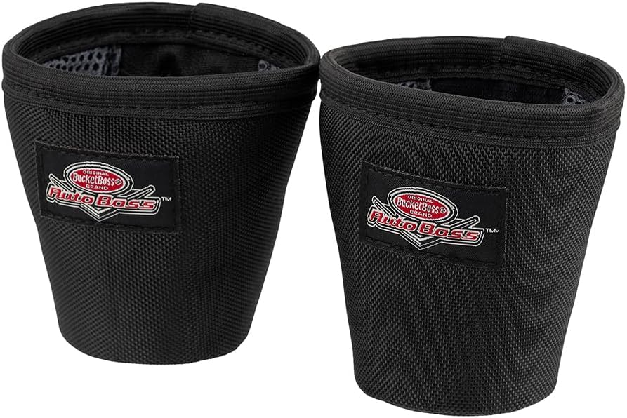 Bucket Boss - AutoBoss Cup Holder Organizer, Auto Boss (AB30100) , Black