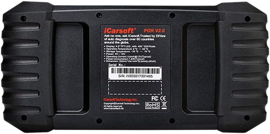 iCarsoft Auto Diagnostic Scanner POR V2.0