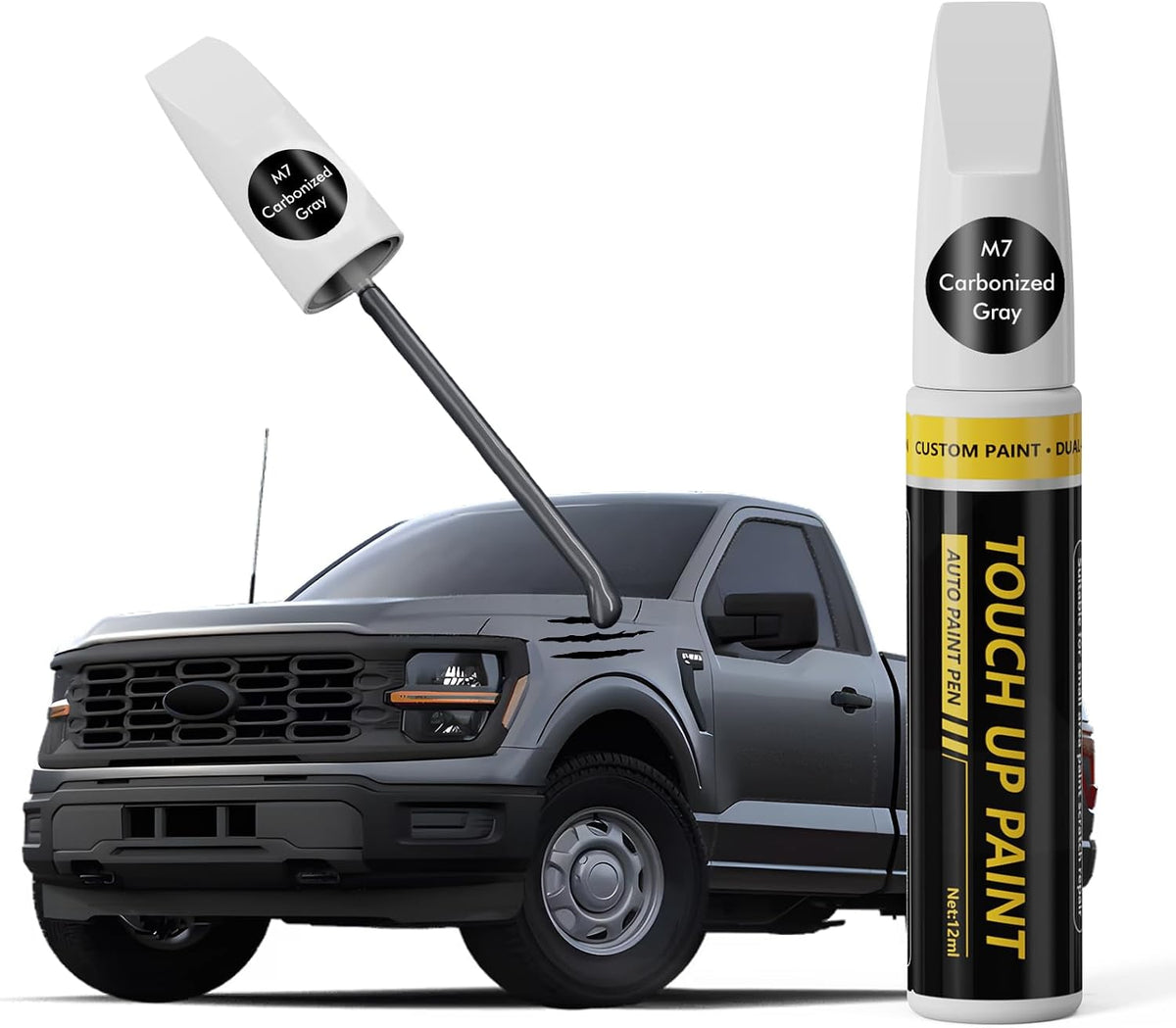 (Carbonized Gray (M7) Car Touch Up Paint For Ford