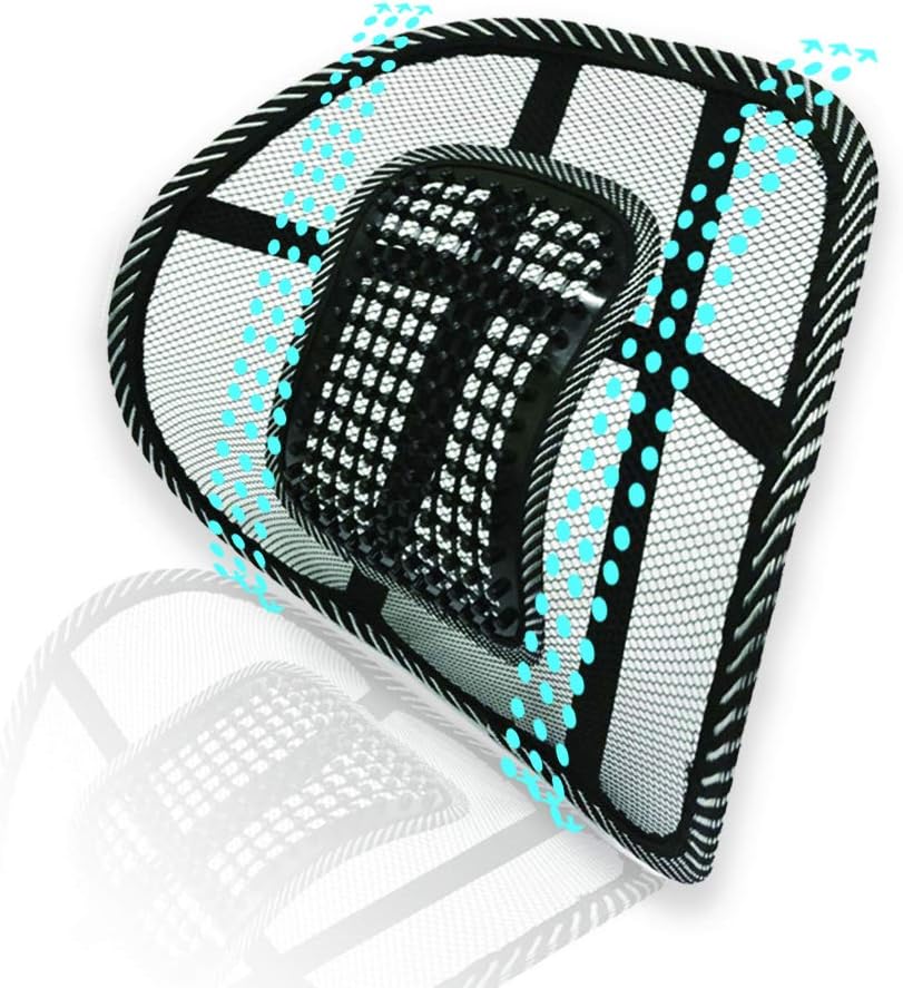 Big Ant Breathable Back Pain Relief Cushion for Car Seat, Office Chair Wt