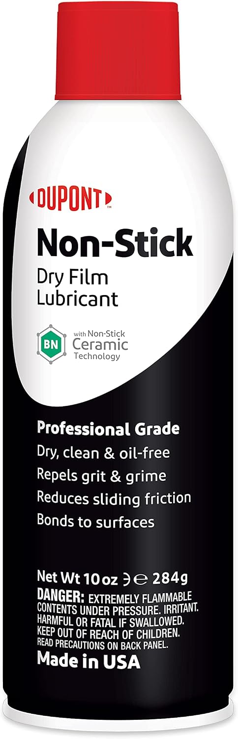 DuPont Teflon Snow and Ice Repellant, 10-Ounce & Non-Stick Dry-Film Lubricant Aerosol, 10 oz