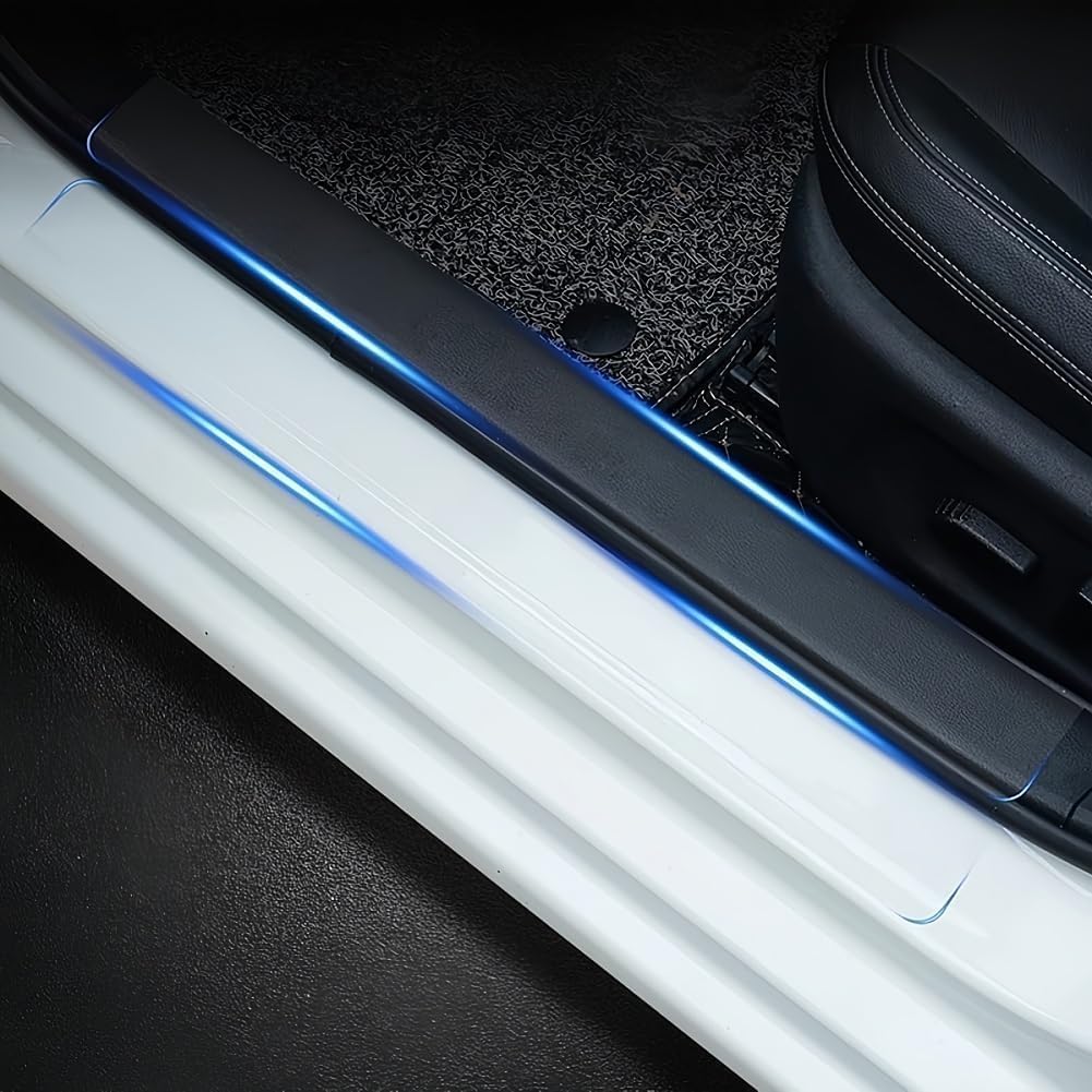 4Pcs Transparent Car Door Sill Protector, for BMW X5 2019-2024 2025 2026 40i/45e/50e/50i/M/M50i/M60i, Car Door Edge Protector, Sill Guard Film with Anti-Collision Protection
