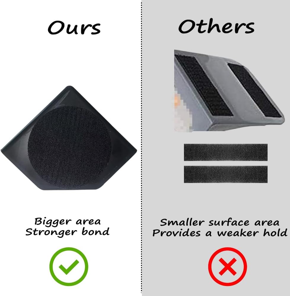 Car Trunk Organizer Blocks, 4 Pack Hook & Loop Cargo Dividers