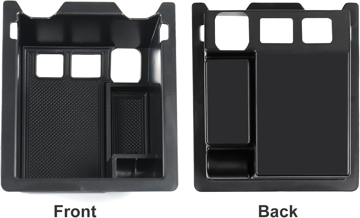 Center Console Organizer Tray Compatible with Mazda 2017-2025 CX-5 CX5 Accessories Armrest Storage Box ABS Console Insert Tray Container (Black Mat)