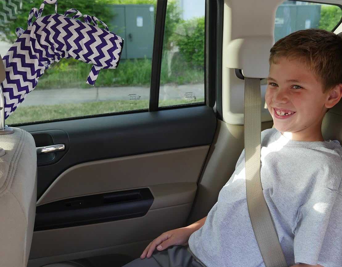 NOGGLE The Kids Personal Air Conditioning System to Keep Them Cool in The Back Seat - 6ft, Black Ice