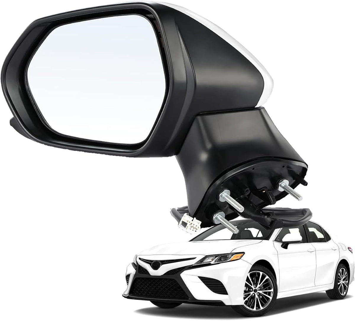 3Pin For Toyota Camry Passenger Side Mirror 2018-2022#TO1321366 87910-06800
