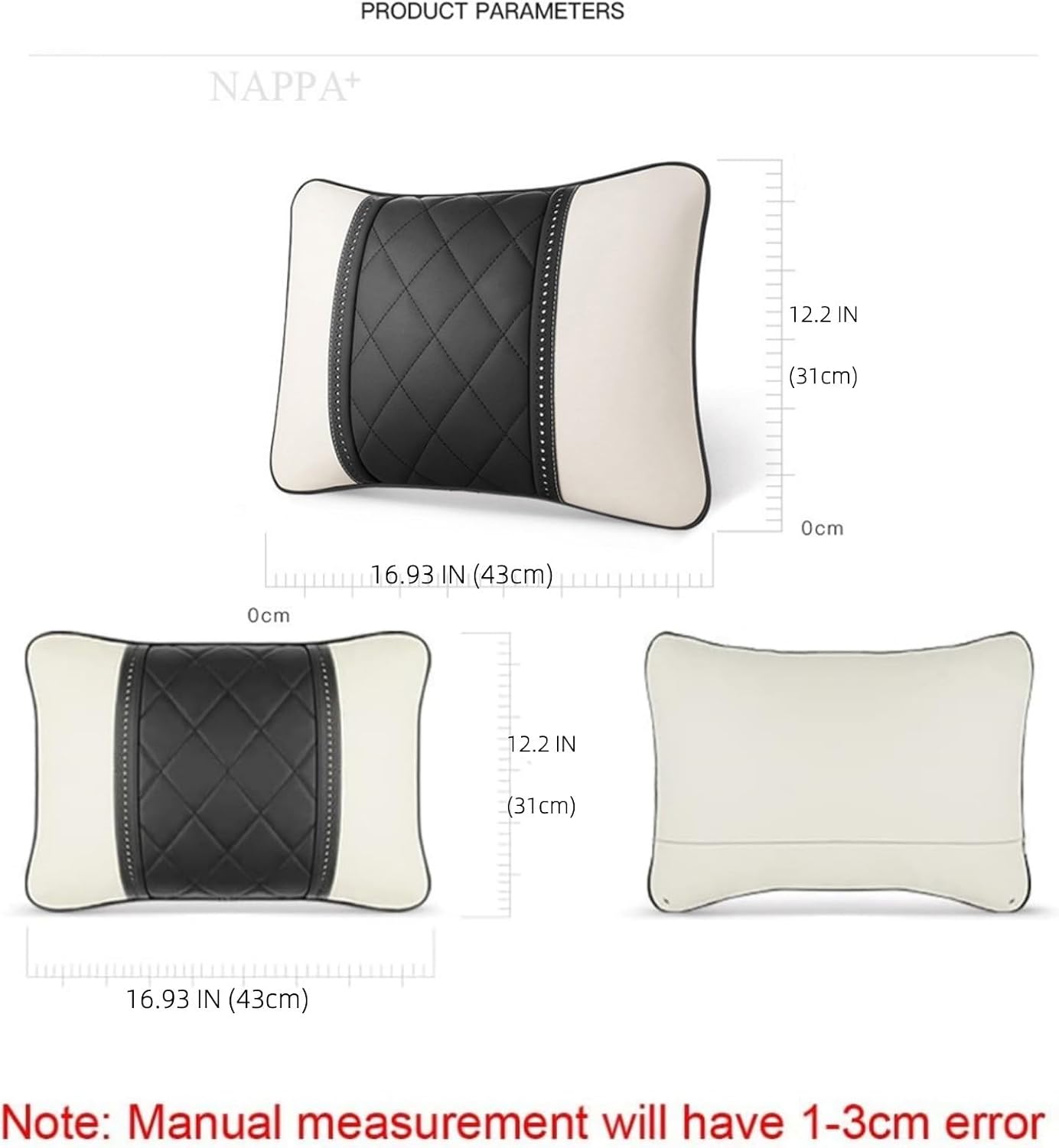 Lumbar Support Pillows for Car Automotive Seat Cushions Lower Back Pillow for Mercedes Benz Maybach S-Class Waist Pillow Car Accessories