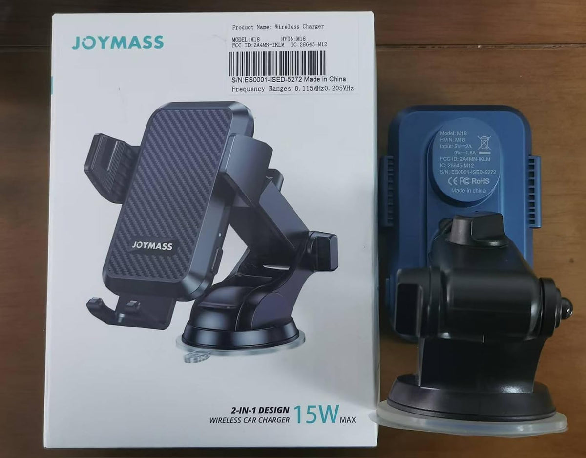Wireless Car Charger, Phone Holders for Your Car, 15W Auto Clamping Phone Mount Car Accessories for iPhone 16 15 14 13 12 Mini Pro Max 11, Samsung Galaxy S24 Ultra S23 S22+ Note 20, etc - Blue