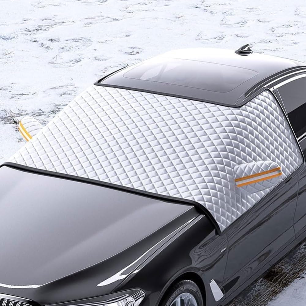 Car Window Snow Covers for Honda CR-V 2023 2024 2025 Car Windshield Cover with Side Mirrors All Weather Against Snow Ice Easy to Carry