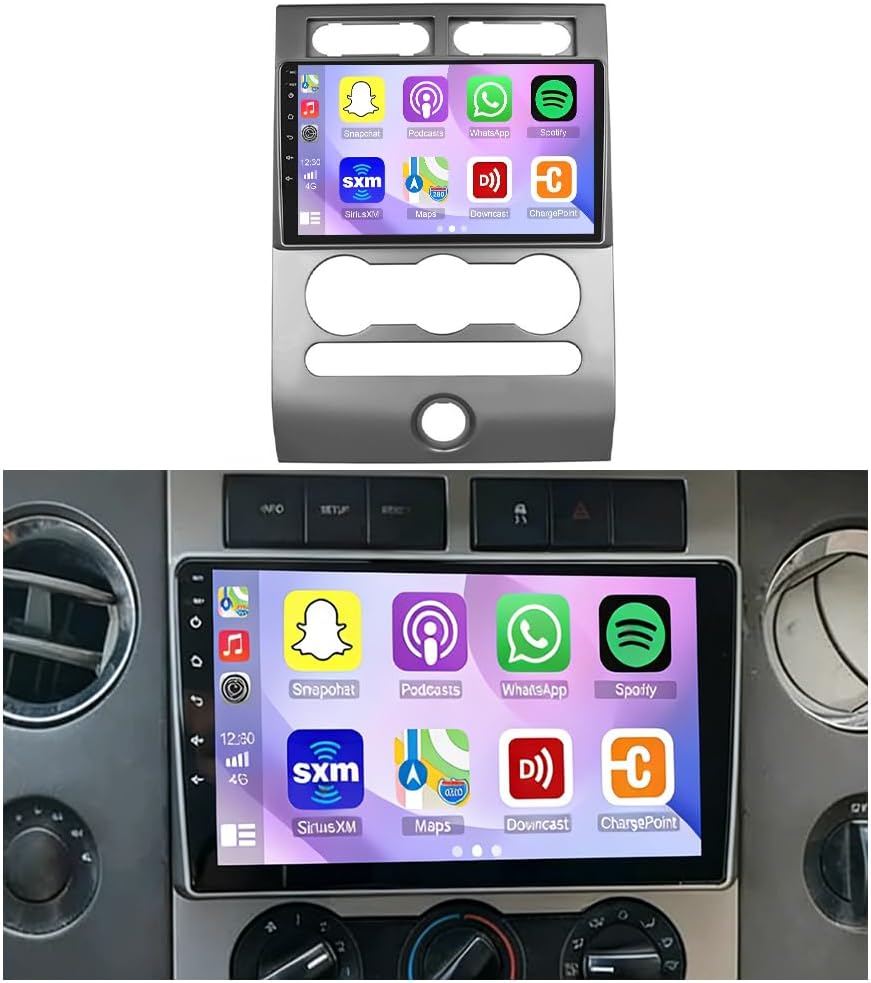 Android 13 Car Stereo Radio Compatible for Ford Expedition 2007-2014, 9inch Touchscreen Car Radio with WiFi GPS Navigation Bluetooth FM/RDS Mic SWC+AHD Rear Camera, 2+32GB