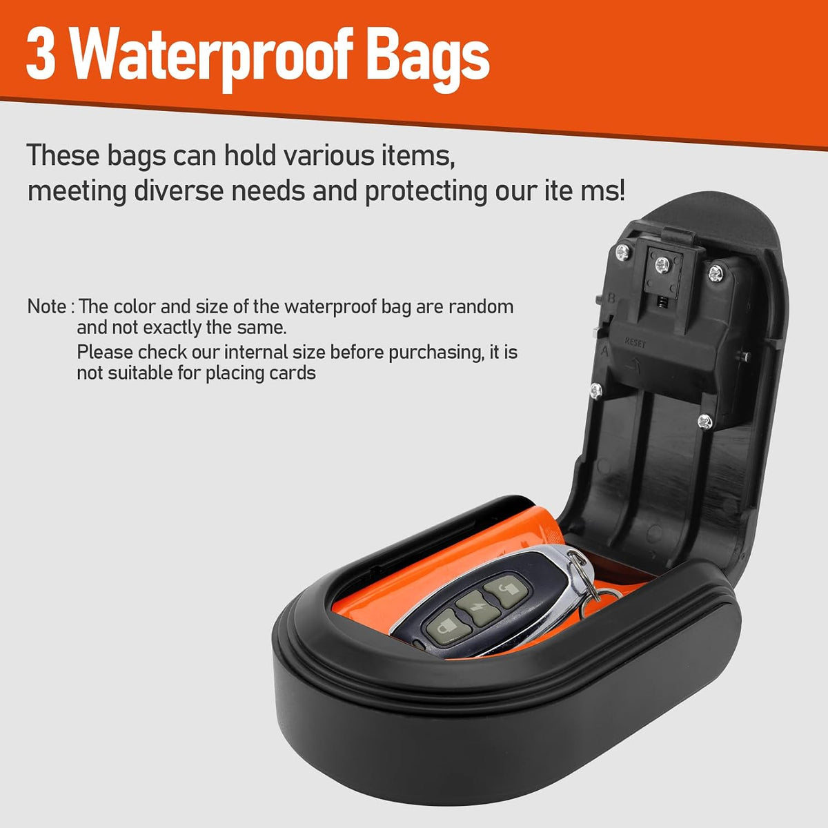 Magnetic Key Lock Box Under Car, 4 Digit Combination Key Holder with Strong Magnet, Wall Mounted Security Lock Box, Key Box Organizer with Bags for Indoor Outdoor