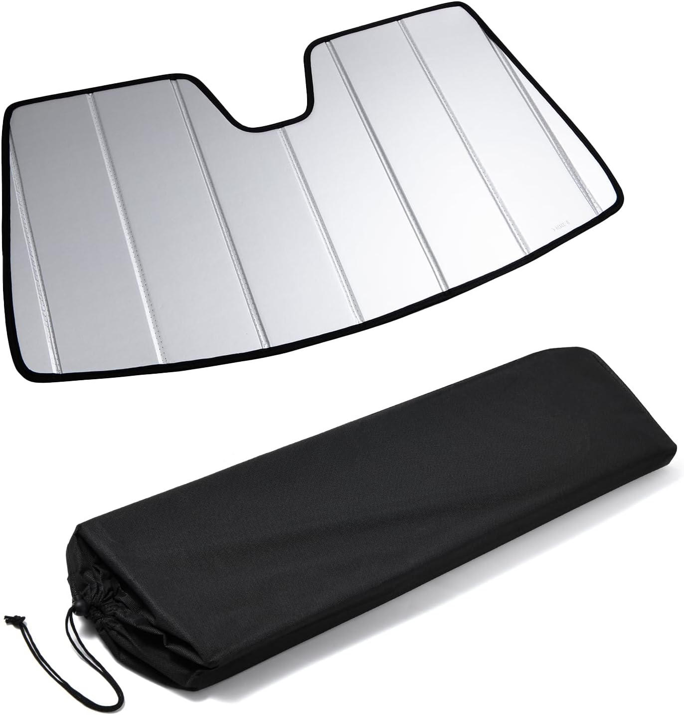 2019-2025 RAV4 Windshield Sun Shade Compatible for Toyota Rav4 LE,XLE,XSE Hybrid, 2021-2024 RAV4 Prime Custom-fit Foldable Sun Visor Window Sunshade with Storage Bag