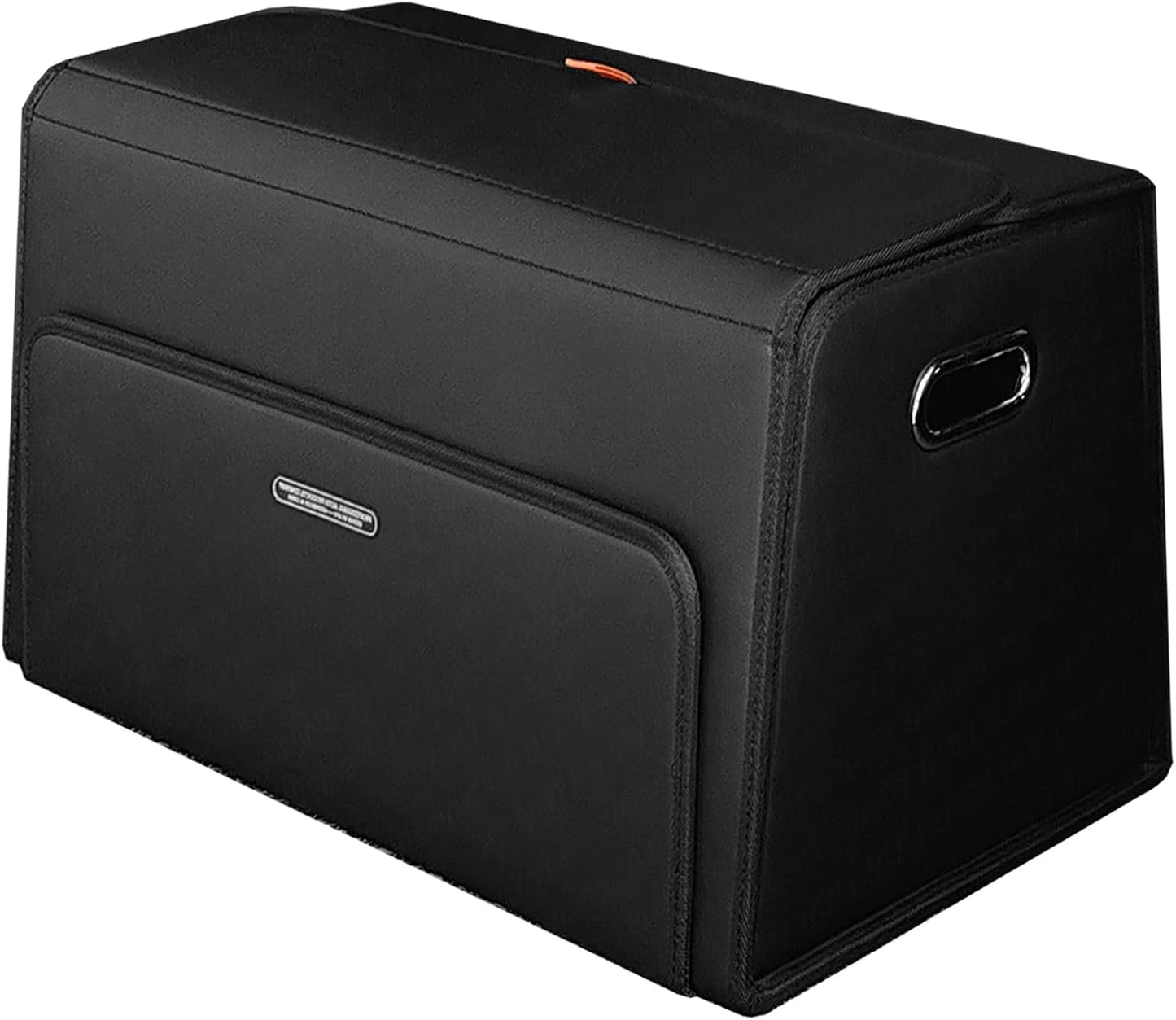 XDV Double-layer Trunk Organizers, Double door Car Storage Solutions and High heel shoes Storage Organizers for SUVs, Sedans, Back Seats and Luxury Vehicles with Lid, Leather, Small, Large (Black, L)