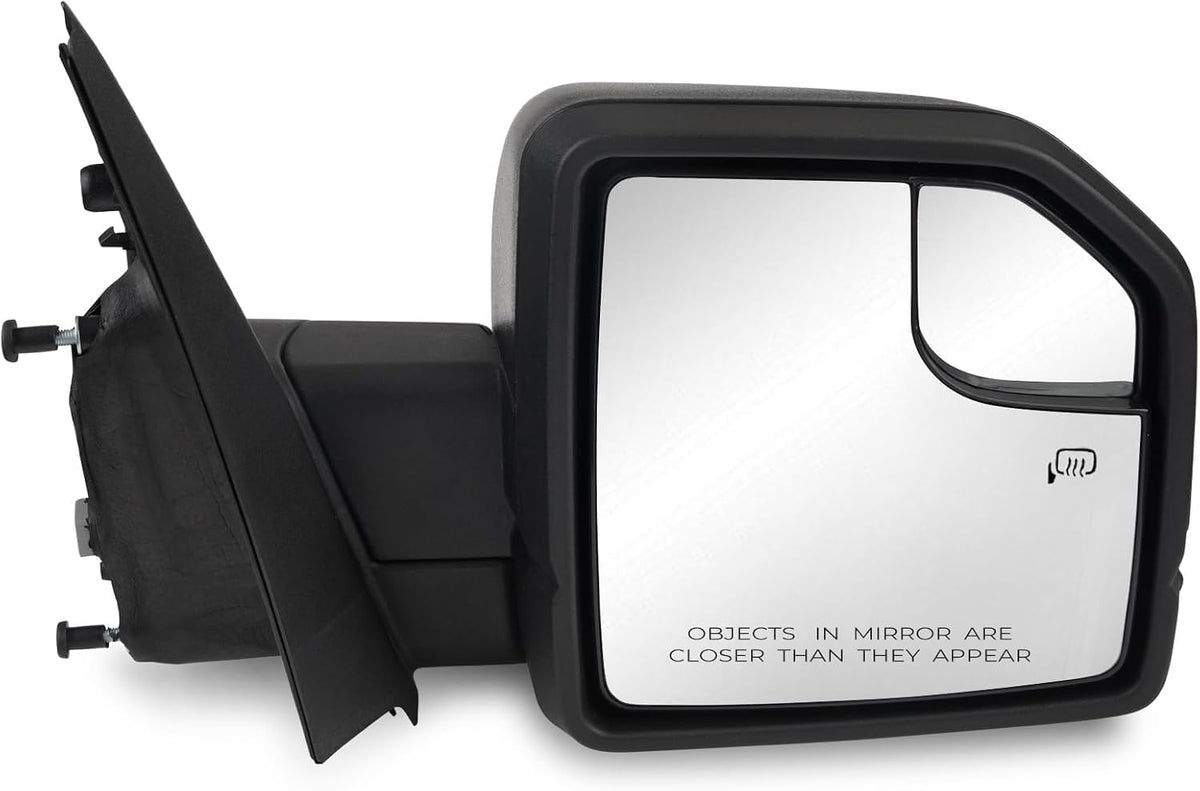 Right Passenger Side Door Mirror Assembly Compatible with Ford F150 2015-2020 with Turn Signal, Power Heated, Blind Spot Glass Replaces ‎FL3Z17682CB (6 Pins)