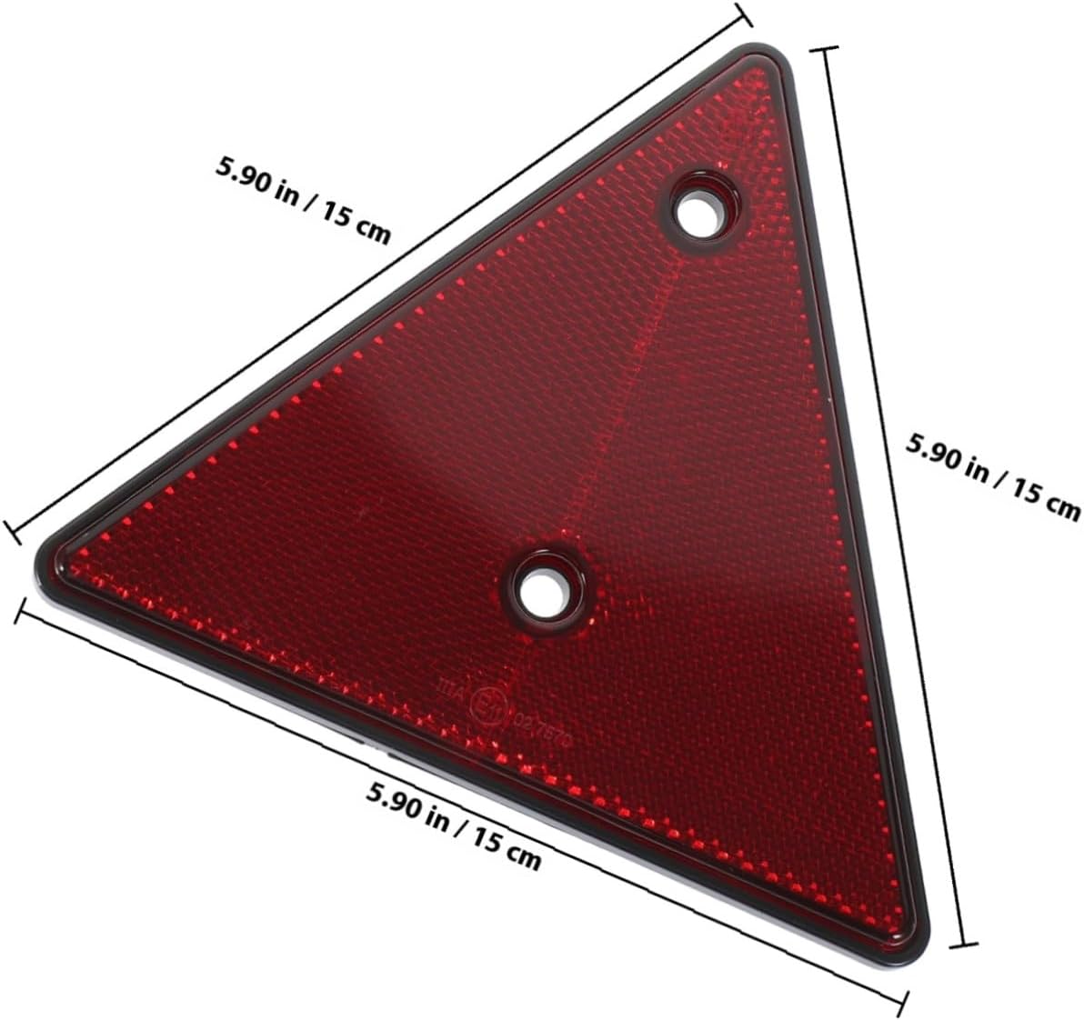 Unomor 2pcs Car Emergency Roadside Reflective Warning Signs Safety Road Sign Sturdy Material Easy to Break Use