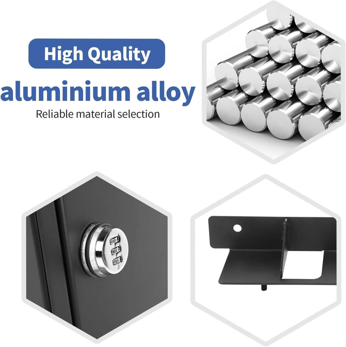 for 2024+ Jeep JLU Left Side Trunk Safe Box with Security Lock for Jeep Wrangler JLU 2024-Present 4DR Black Metal Storage Accessories