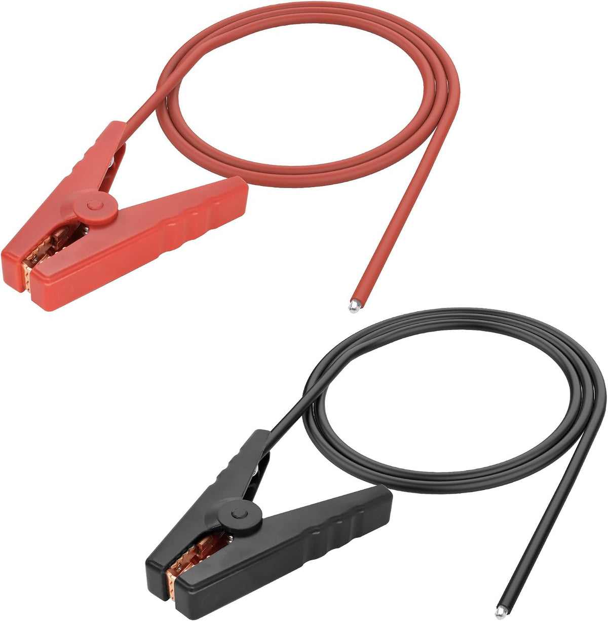 XMSJSIY Battery Jumper Cable Clamps 100A 10AWG - 0.6M/1.9FT