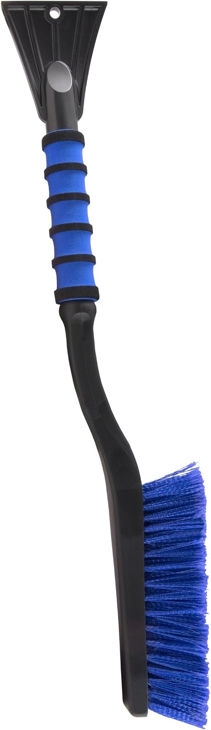Mallory 533 SnoWisp Deluxe 26" Snow Brush with Integrated Ice Scraper and Foam Grip (Colors may vary)