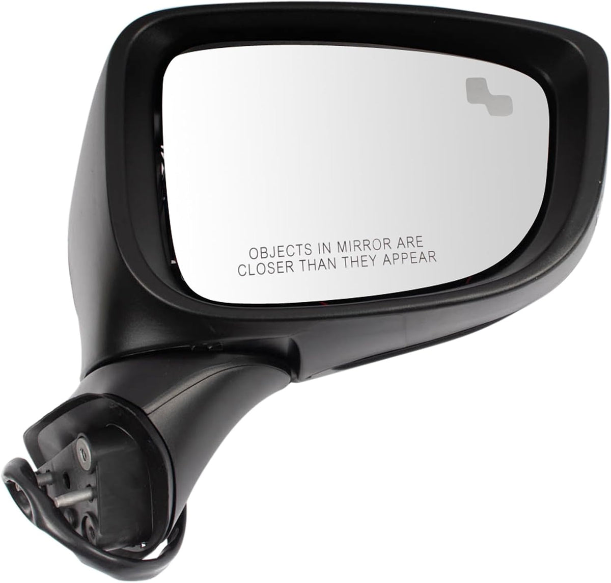 TRQ Passenger Side Mirror Power Heated Manual Folding with Blind Spot