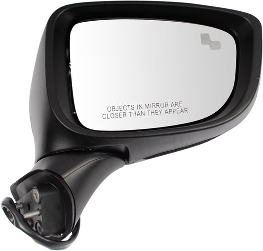TRQ Passenger Side Mirror Power Heated Manual Folding with Blind Spot