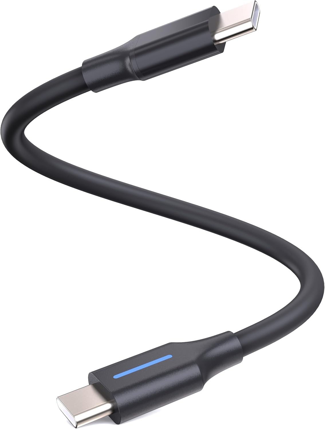 2-in-1 C to C Bypass Motorcycle CarPlay Bluetooth Headset Cable