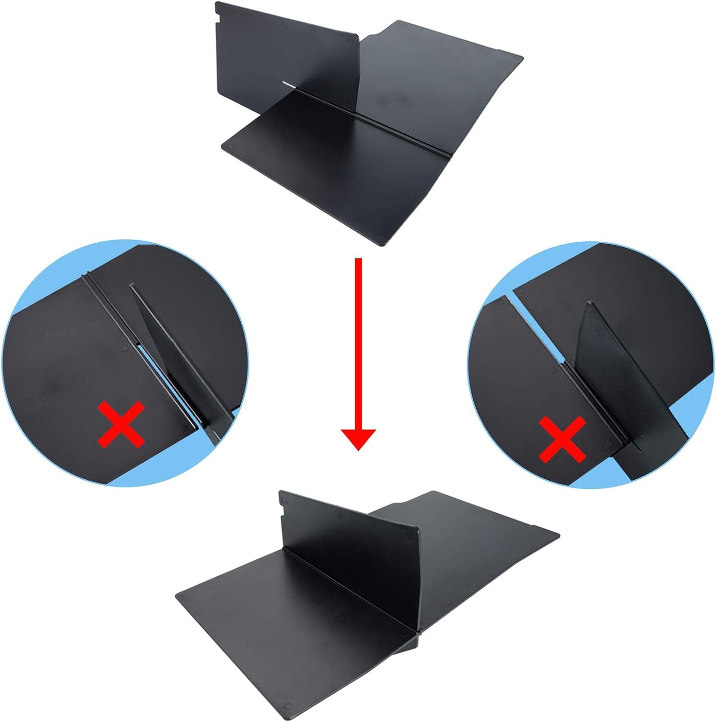 JKCOVER Compatible with Toyota Tacoma Glove Box Dividers Organizer 2016 2017 2018 2019 2020 2021 2022 2023 Accessories,Insert Box ABS Secondary Storage