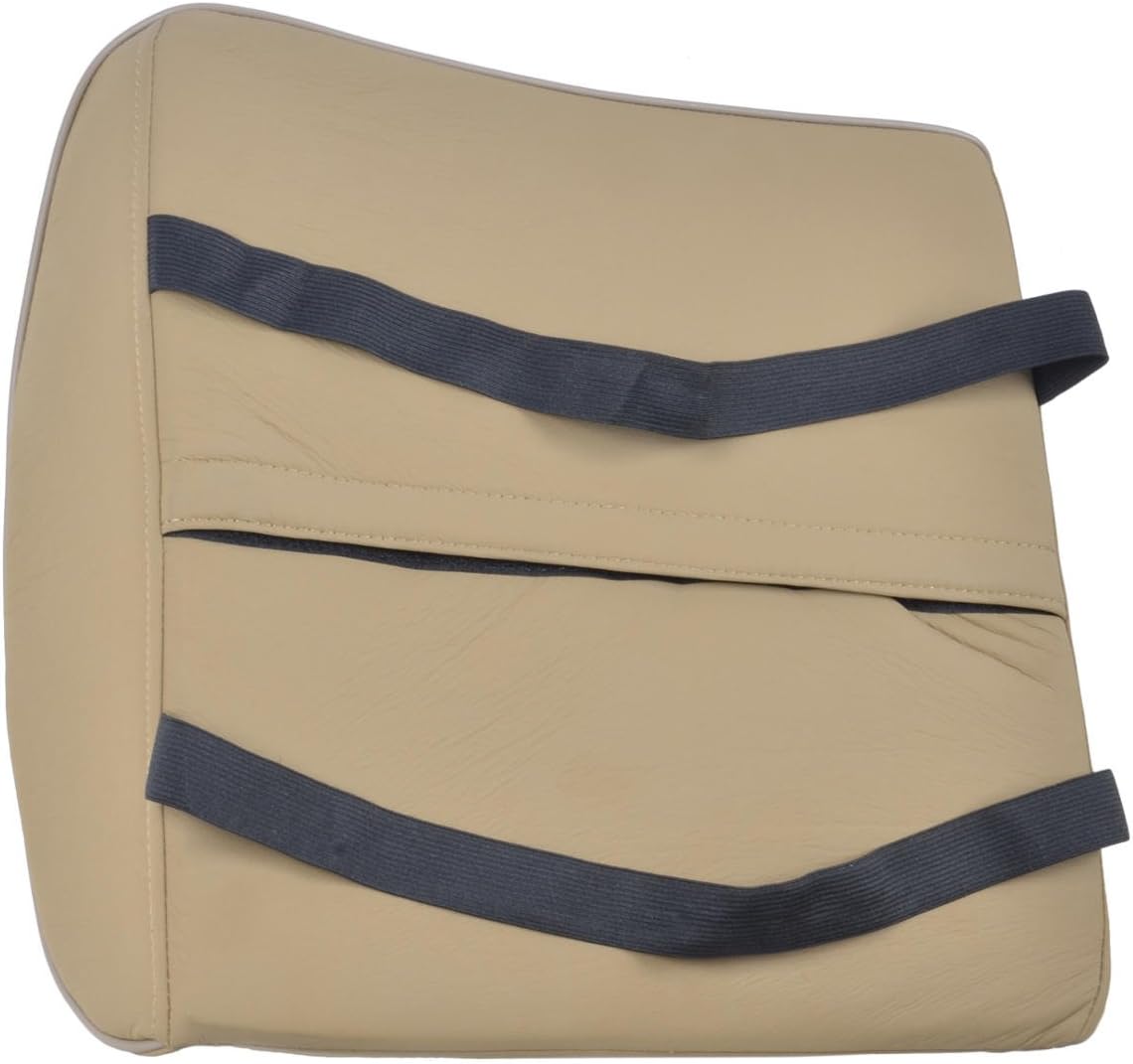 BDK Universal Fit Cushioned Back Car Support Lumbar - (Beige)