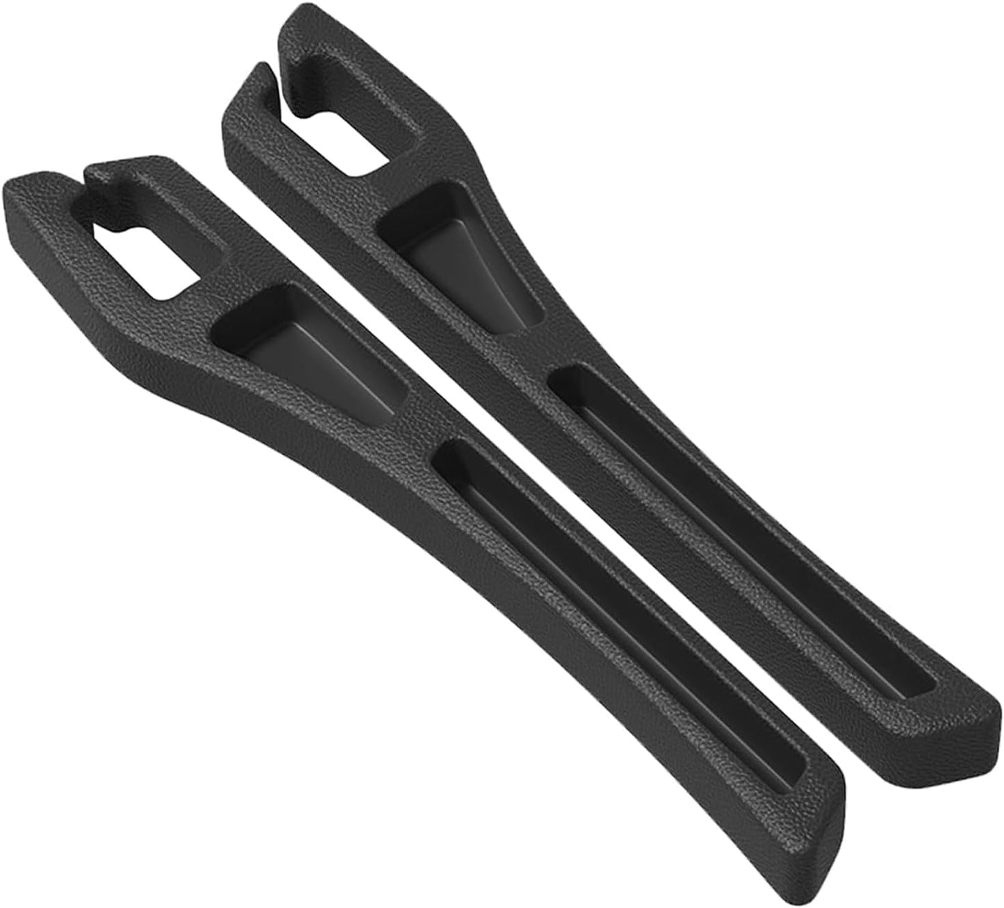 2PCS Car Seat Gap Filler Organizer, Multifunctional Car Gap Filler Organizer Storages Function for Storing Phones Keys Cards, Universal No Drop Seat Guard for Cars ﻿ (Black)