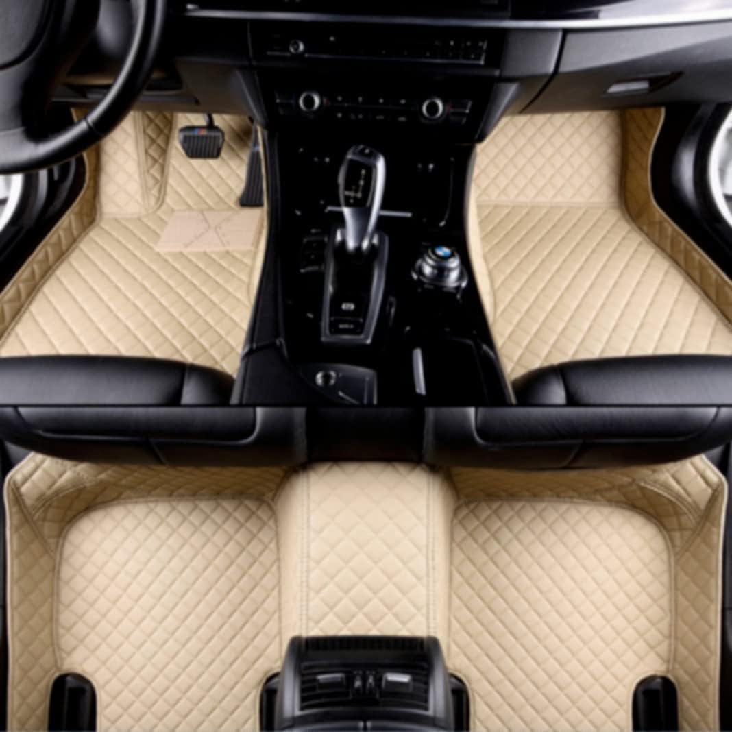 Custom Personalized Car Floor Mats (Beige)