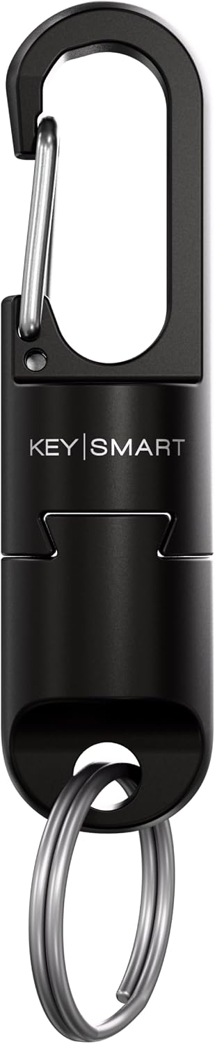 KeySmart MagConnect Pro Magnetic Key Holder for Purse, Key Chains for Car Keys - Detachable Key Ring Quick Release Keychain