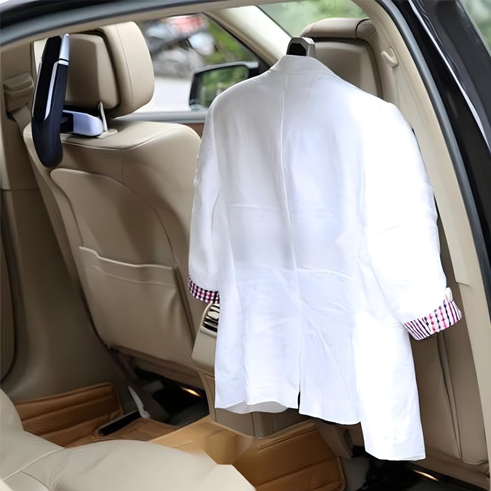 Car Coat Hanger,Car Seat Hooks,fits Car Headrest Poles Between 3.9-5.9inch