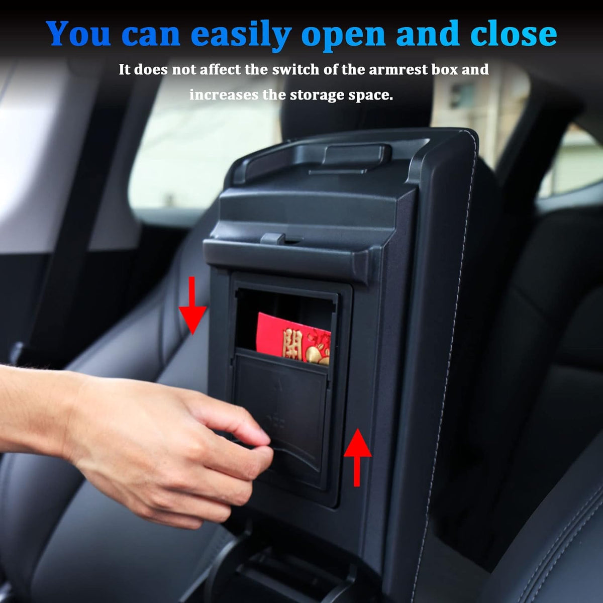 3PC Console Organizer Set for 21-23 Tesla Model 3, 21-24 Model Y