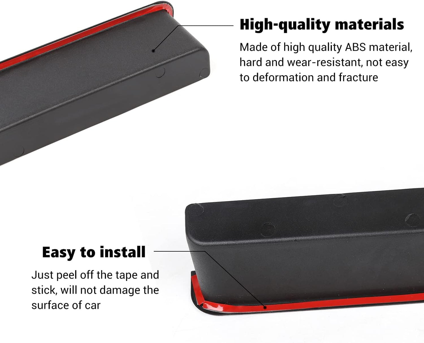 Voodonala Car Passenger Side Co-Pilot Grab Handle Storage Box for 2007-2010 Jeep Wrangler JK & Unlimited Black