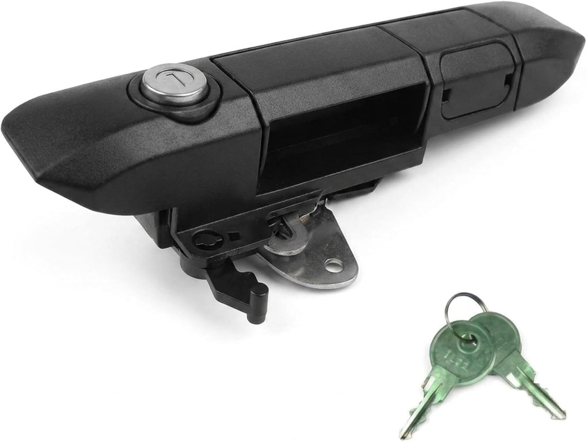 Pop & Lock PL5500 Toyota Tacoma Tailgate Lock 2005–2015 – Manual Handle Replacement, Includes 2 Keys, Anti-Theft Truck Bed Security, Easy Installation, Black