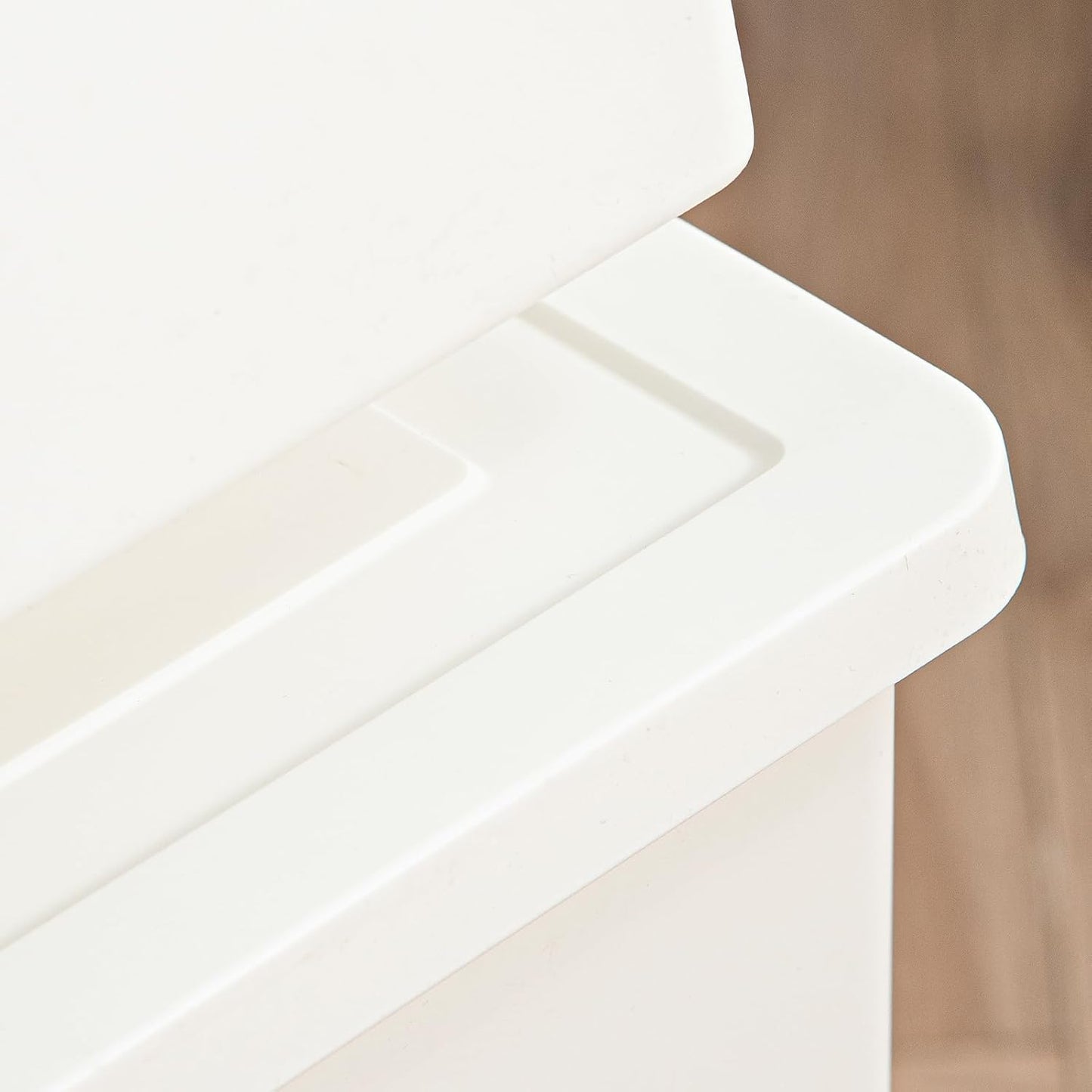 YUNGSHY 2 Pack 15 Quart White Large Stackable Storage Bins With Lids,Bathroom Closet Undersink Organizers and Storage Containers and Durable Nestable Closet, Garage, Totes (white, 15Qt. -2Pack)