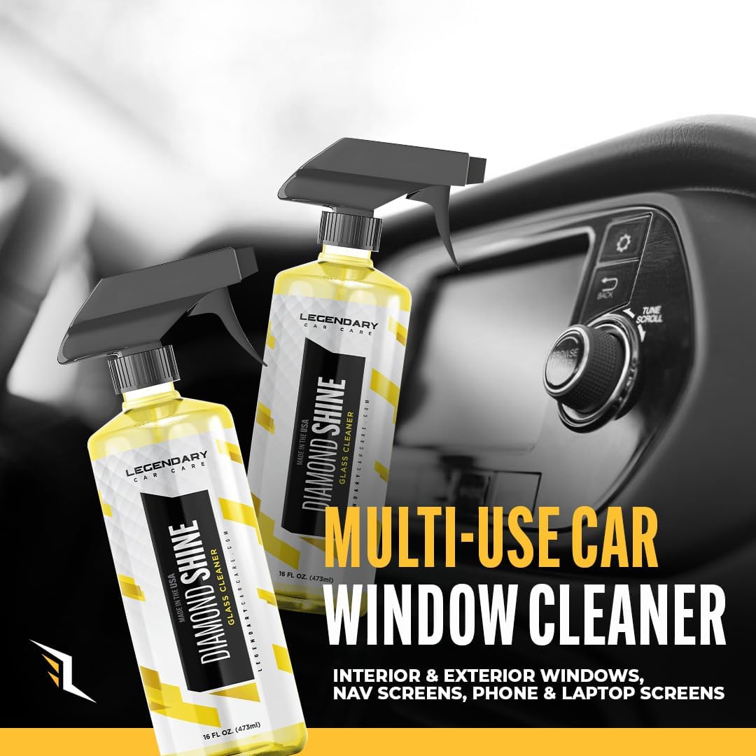 Legendary Glass Cleaner 16oz - Auto Window Cleaner Spray