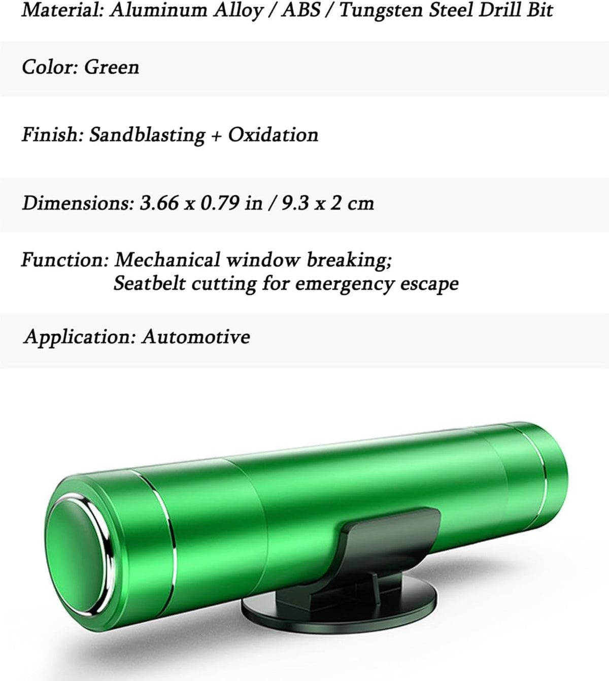 4Pcs Car Escape Tool and Seatbelt Cutter, Seat Belt Cutter and Glass Breaker, for Land and Underwater (4Pcs Mix)