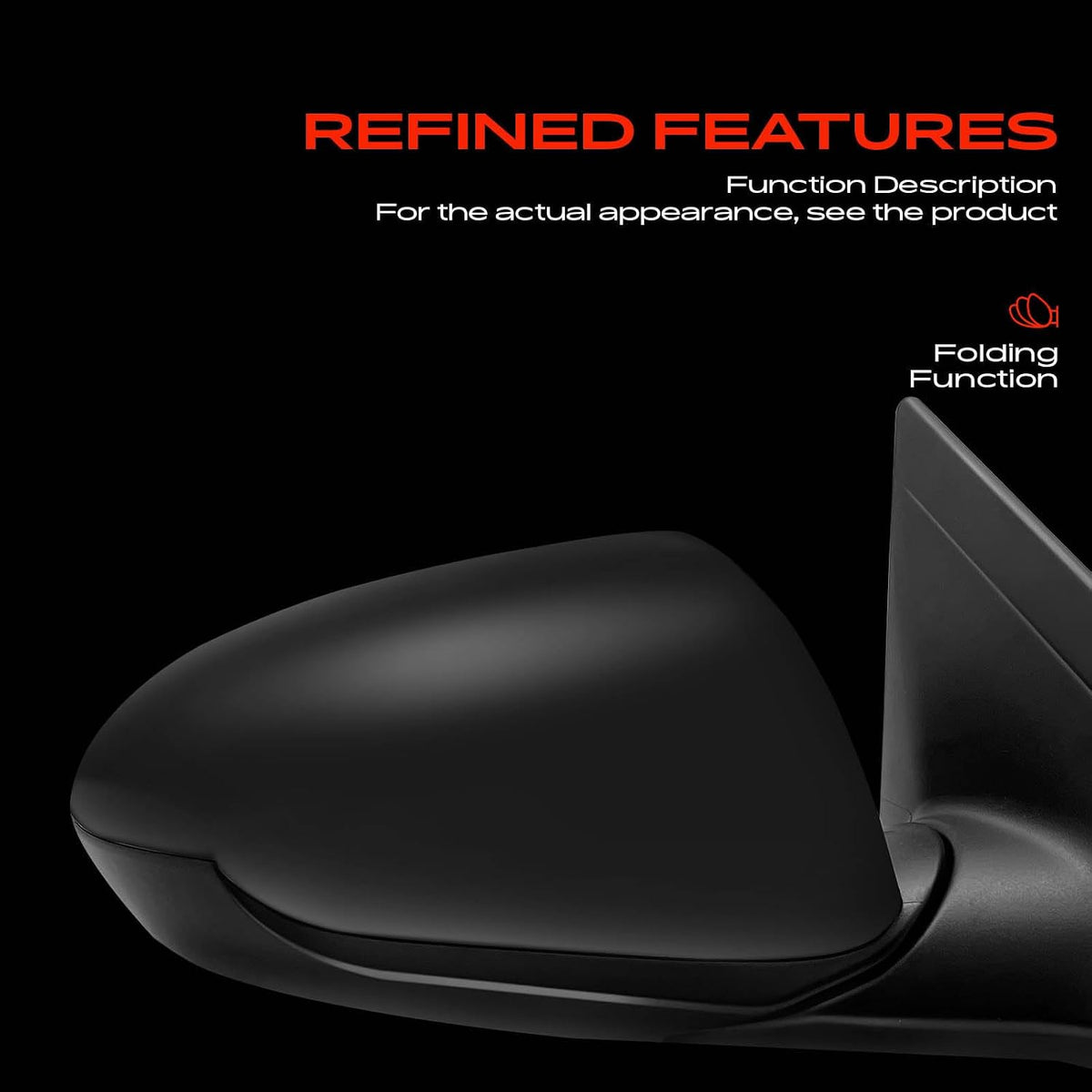 A-Premium Passenger Side Power Door Mirror Compatible with Hyundai