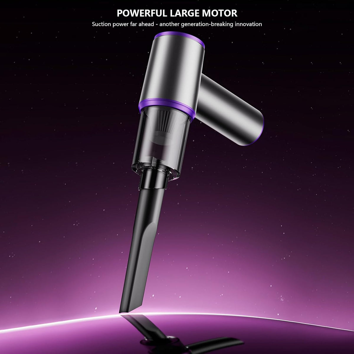 Cordless Car Vacuum with Blower Function 75000RPM Motor 12000PA Suction Portable LED Light Designs for Home Vehicle Use Portable Car Vacuum with HEPA Filter