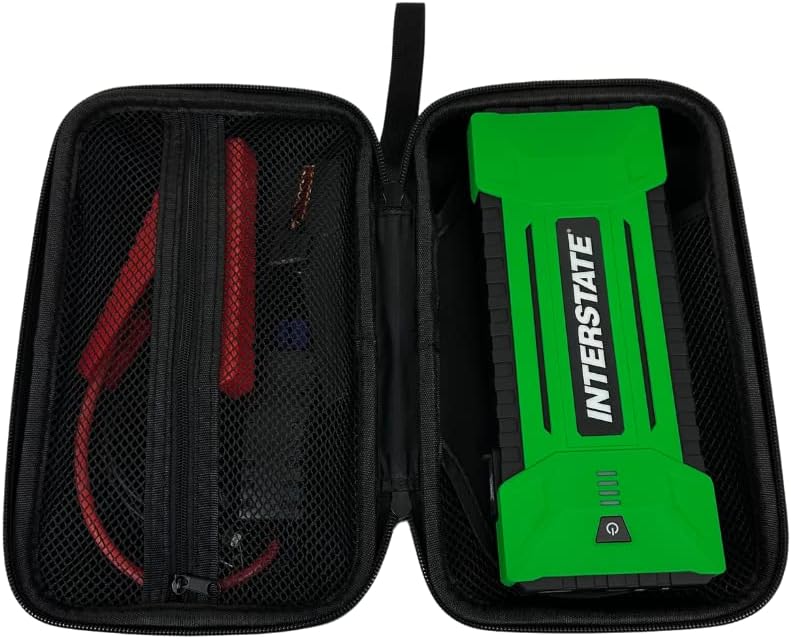 Interstate Batteries 12V Jump Starter & Charger 1200A 17,000mAh, 17Ah