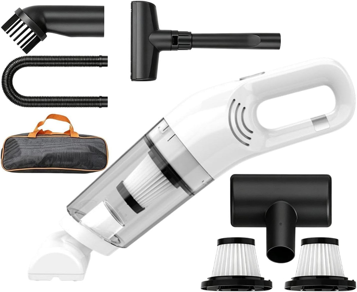 Cordless Vacuum for Dorm | 12000Pa Handheld Dust Suction with HEPA Filter