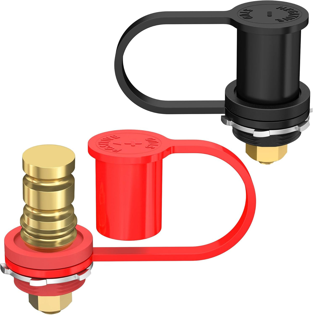 Joinfworld Remote Battery Terminals Heavy Duty Battery Relocation Kit with Bracket Cable Battery Remote Terminal Jumper Post for Car Can-Am X3 UTV ATV