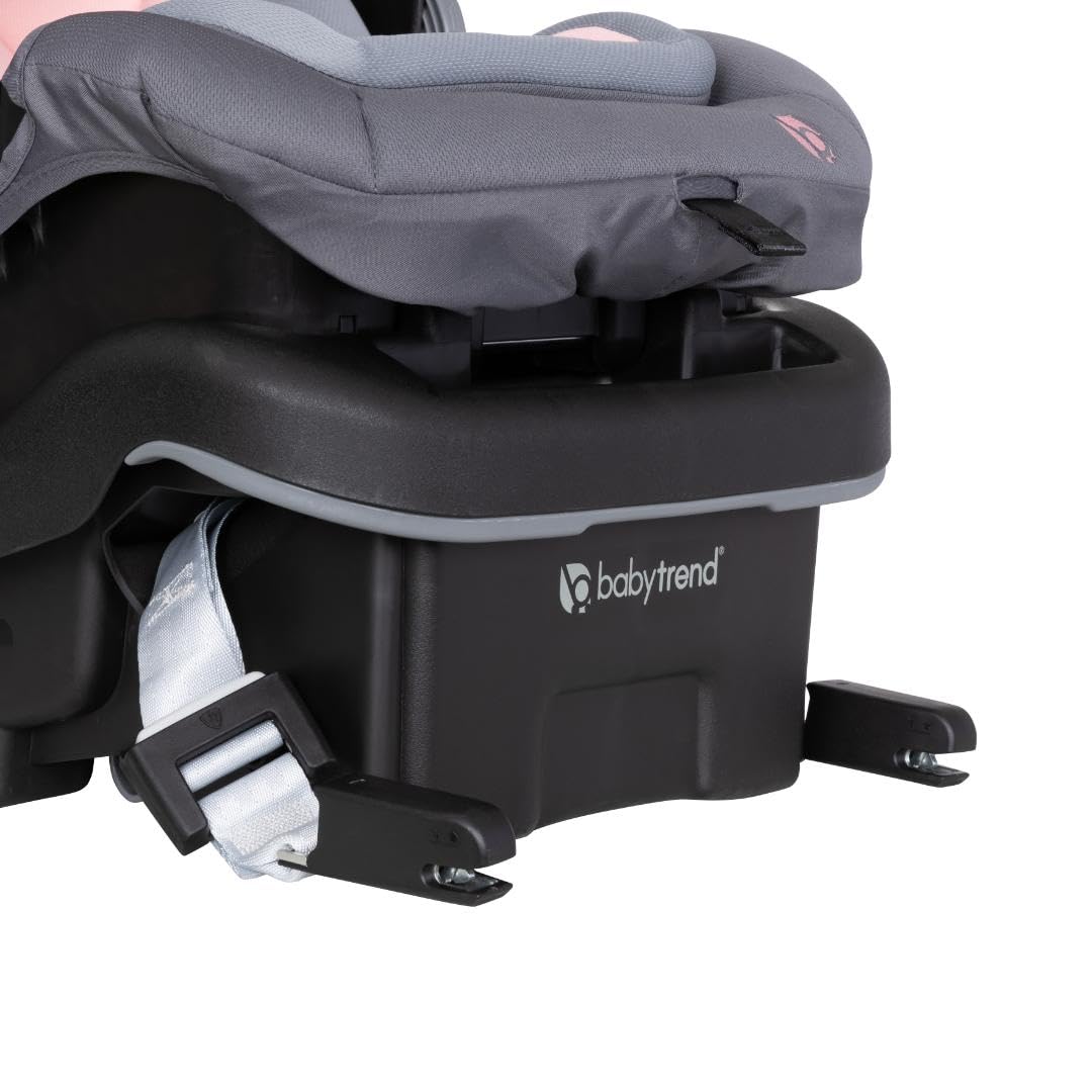 Baby Trend Secure-Lift Infant Car Seat, Madrid Pink – Compact Lightweight Carrier, Infant Comfort Cushioning, Adjustable Harness Fit