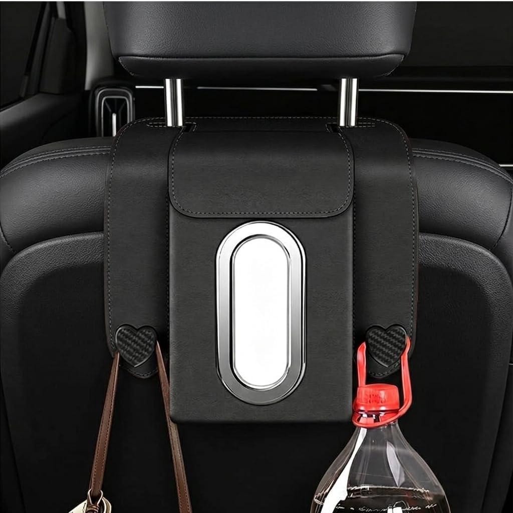 Car Tissue Holder Backseat Organizer Universal Fit Fits 100 Tissues