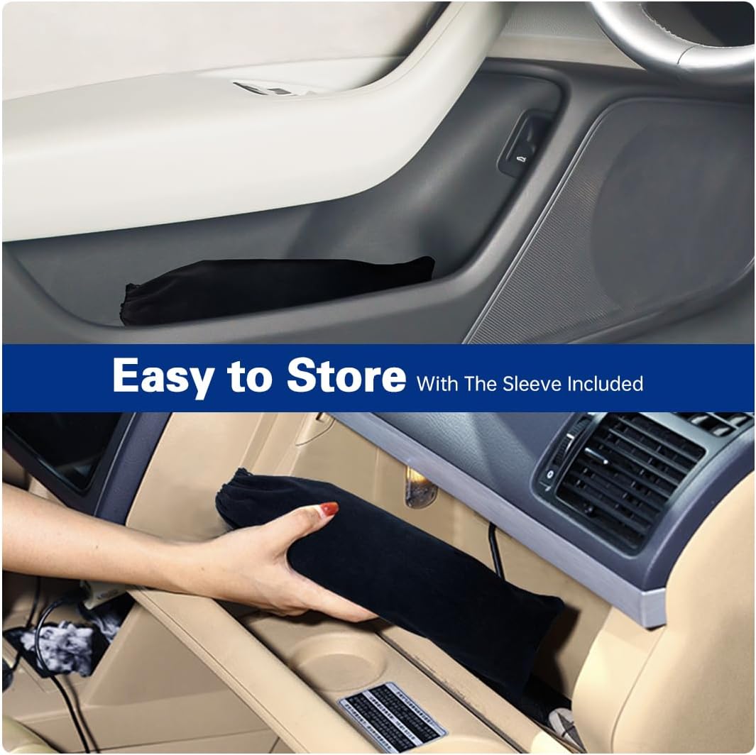 2026 Windshield Sun Shade Umbrella, Foldable Car Umbrella Sunshade with UV Block Car Front Window (Heat Insulation Protection) for Auto Windshield Covers Blackout Trucks Cars (Large)