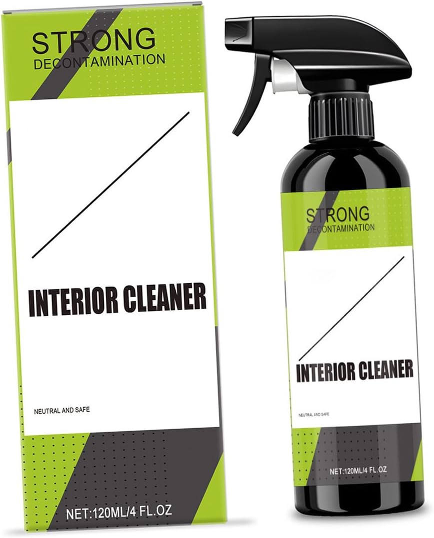 Easy to Use Waterless Car Interior Sprayer for Quick of Seats Dashboards and Ceilings 120ml Waterless