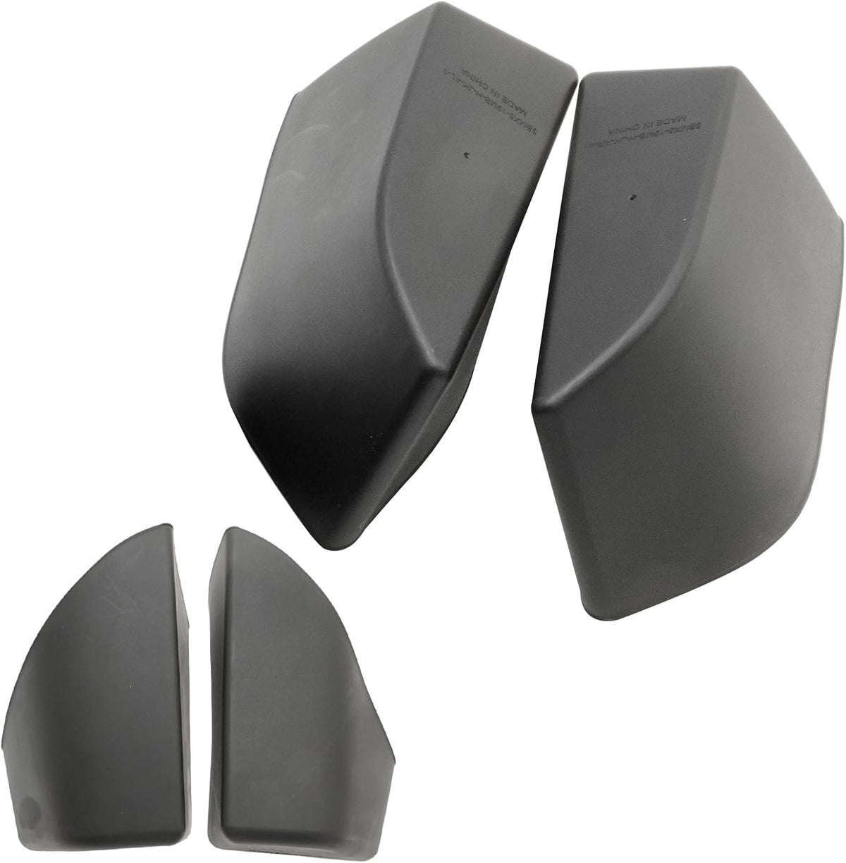 MDEOOSKY 4Pcs Rear Door Side Organizer, TPE Rear Car Door Slot Tray Organizer Black, Replacement for BMW X5 2019-2025
